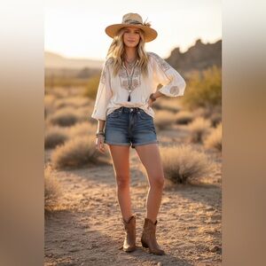 Wild Fable Blue Jean Shorts